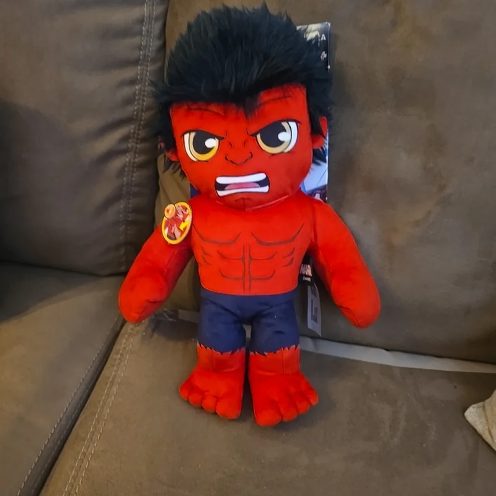 Marvel Plush Talkers Red Hulk 11.75-Inch Plush with Sound